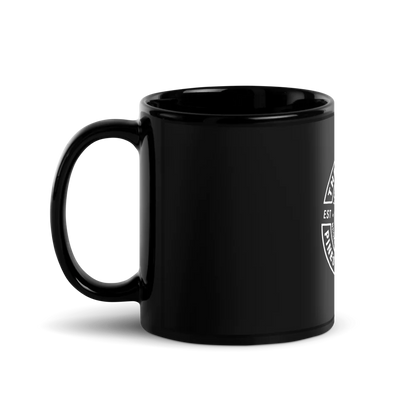 Black Glossy Mug - The Smokey Pines Collection