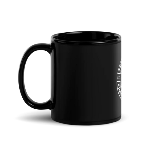 Black Glossy Mug - The Smokey Pines Collection
