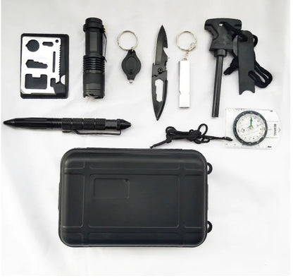 Survival Gear Kit with First Aid Supplies