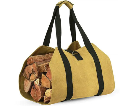 Outdoor Firewood Tote Bag - The Smokey Pines Collection