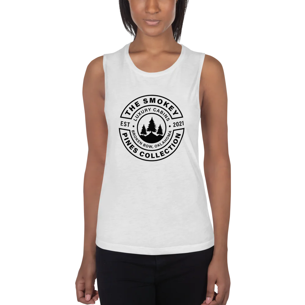 Women's Muscle Tank | Bella + Canvas 8803 - The Smokey Pines Collection