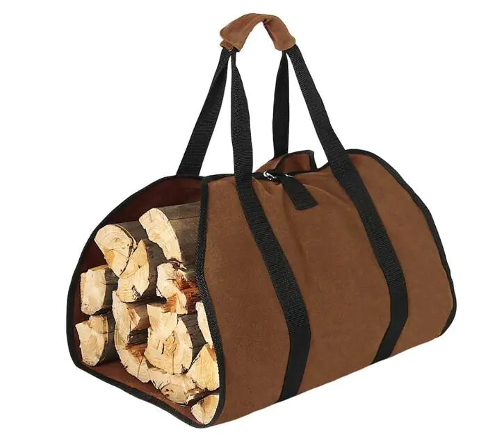 Outdoor Firewood Tote Bag - The Smokey Pines Collection