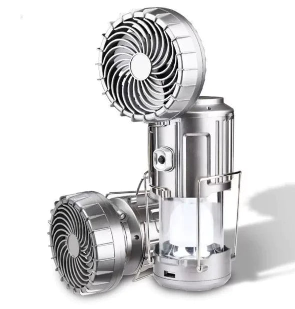 Solar Camping Lantern Fan - The Smokey Pines Collection