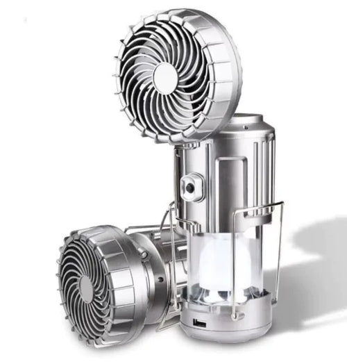 Solar Camping Lantern Fan - The Smokey Pines Collection