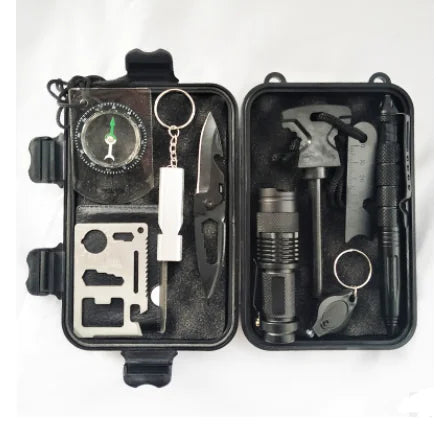 Survival Gear Kit with First Aid Supplies