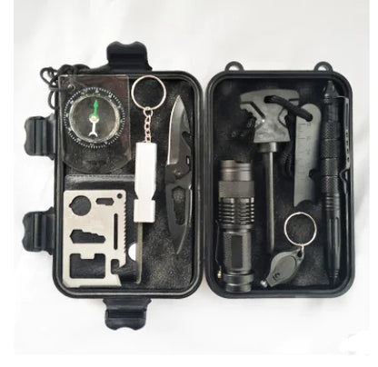 Survival Gear Kit with First Aid Supplies